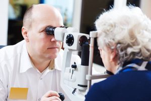 Eye examination of the elderly